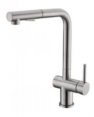 BelBagno BB-LAM35-IN Смеситель для кухни с выдвижным изливом, цвет: серый фото