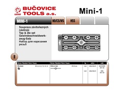 Набор плашек М3-М12 PN8/3225 115CrV3 25мм 9пр Bucovice(CzTool) 330129