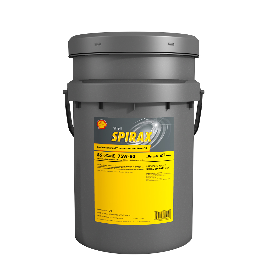 Масло Shell Spirax S6 GXME 75w80 трансмиссионное масло для грузовых авто