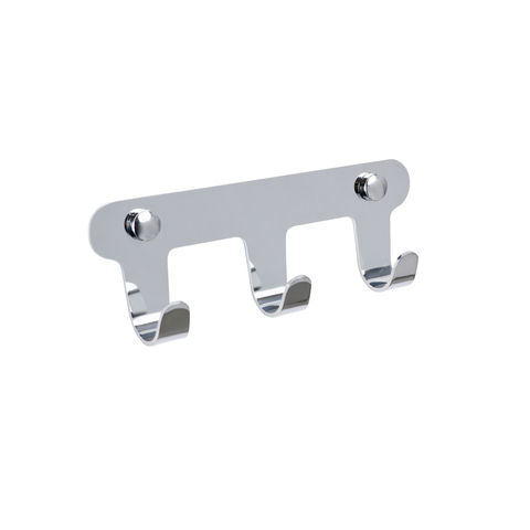 Fixsen Practica FX-805-3 Планка 3 крючка, цвет: хром