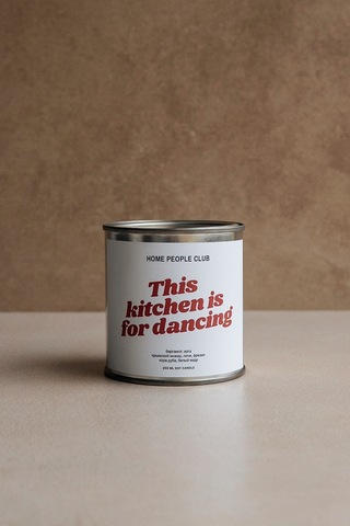 Свеча Эта кухня создана для танцев (THIS KITCHEN IS FOR DANCING)