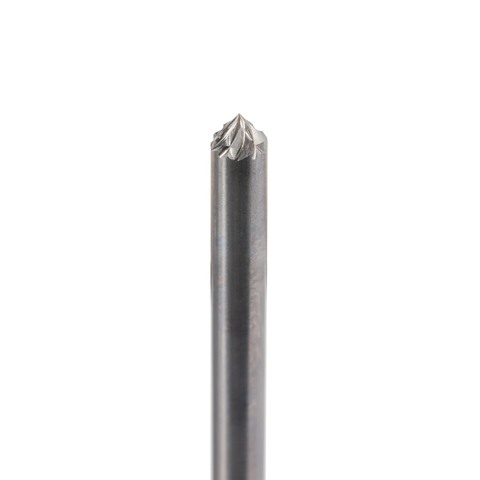 Бор-фреза твердосплавная K(KSK) 90° 3,0x3x38x3мм HM H-Tools 116227HT