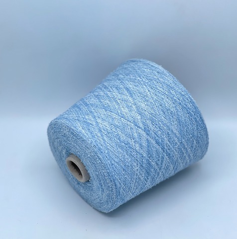 Pecci Filati, Gazzosa print, 1500м, 74% Хлопок, 26% Полиамид, Голубой,деграде(512). 38086