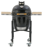 Гриль керамический Monolith Grill ONE.55 (Classic), черный на колесиках с боковыми столиками