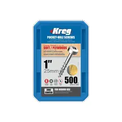 Шурупы с крупным шагом 1", Pan-Head, 500 шт Kreg SPS-C1-500-INT