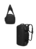 Картинка рюкзак для путешествий Ozuko 9834 Black - 10