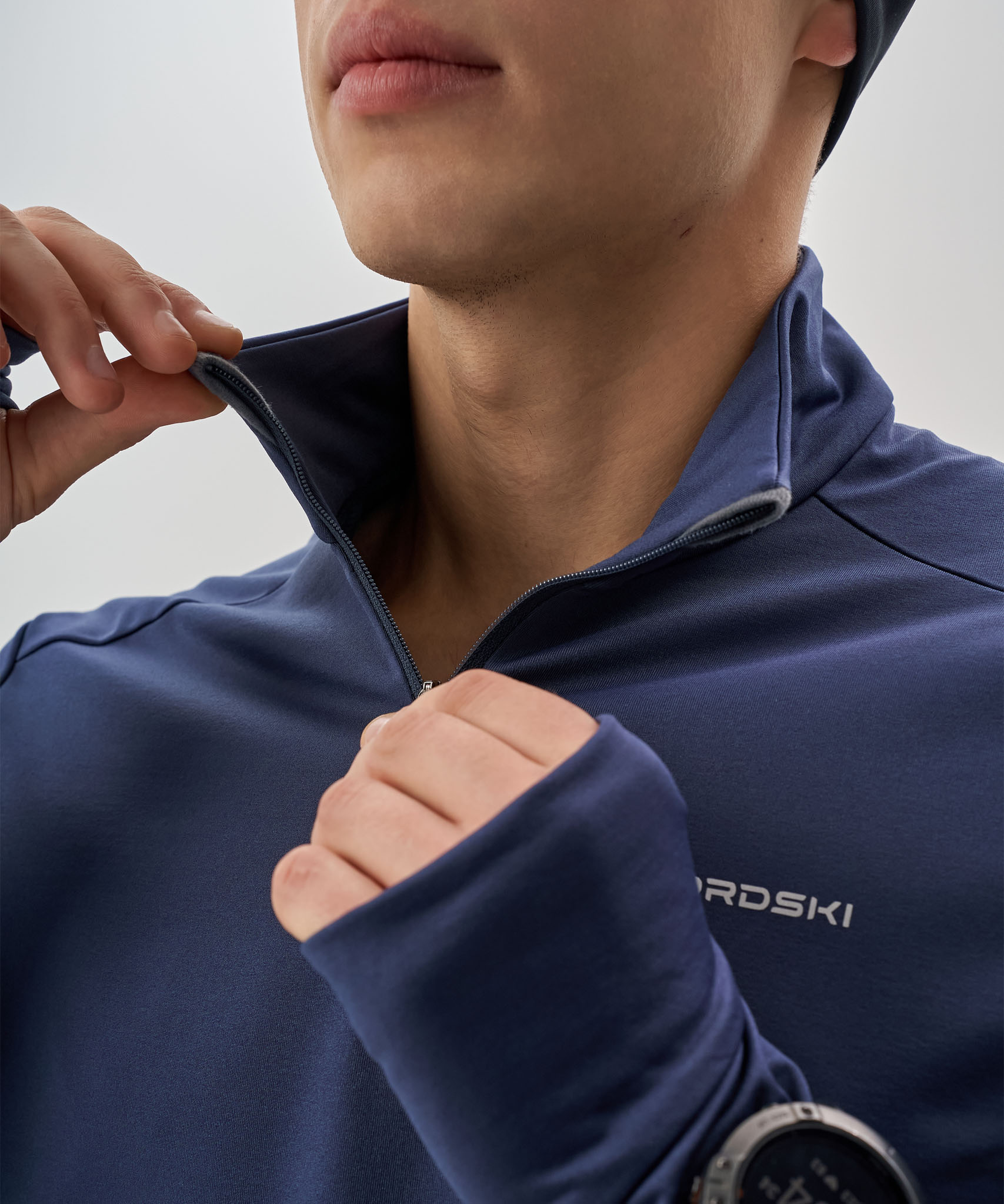 Мужской утепленный лонгслив Nordski Warm 2.0 titan - 7
