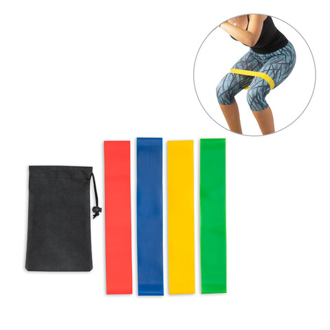 BURPEE. Набор эластичных лент с нетканым чехлом