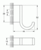 GROHE Selection 41216KF0 Крючок для банного халата, фантомный чёрный
