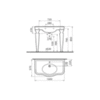 VitrA Efes 6209B003-0001 Раковина подвесная 100х57,5 см