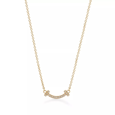 Подвеска из жёлтого золота 18к(750 проба) с бриллиантами, Tiffany💠коллекция T, ✨