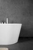 BelBagno BB200-1500-750 Отдельностоящая акриловая ванна в комплекте со сливом-переливом, цвет: белый