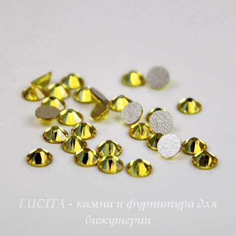 2058 Стразы Сваровски холодной фиксации Citrine ss12 (3,0-3,2 мм), 10 штук ()