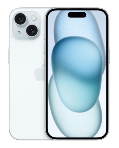 Смартфон Apple iPhone 15 128 ГБ (nano-SIM и eSIM), Голубой | blue