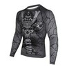 Рашгард Athletic pro. Samurai Skull Grey MRG-120