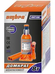 Ombra OHT108 Домкрат гидравлический профессиональный 8 т., 200-405 мм 55412