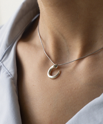 Подвеска SMALL HORN silver