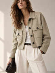 Новый жакет из льна с вискозой Zara, S