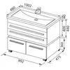 Aquanet 158753 Раковина-столешница