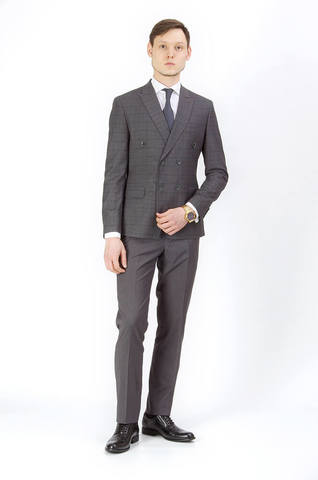 Костюм мужской двубортный Slim Fit SLAVASIO 22/68