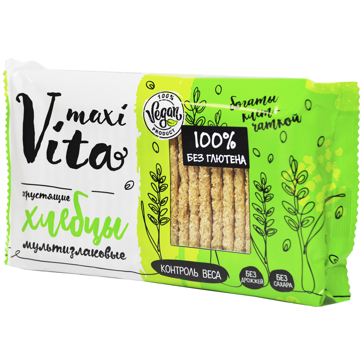 Хлебцы хрустящие мультизлаковые MaxiVita 150 г