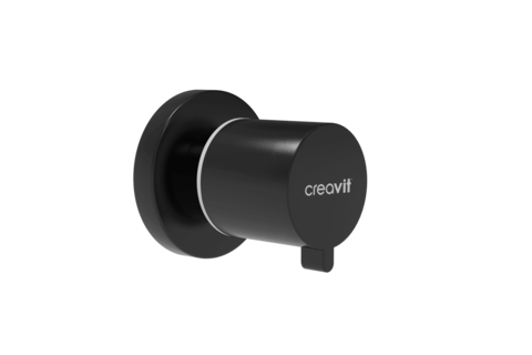 Creavit AC50L.SYM Кран встраиваемый, цвет: чёрный