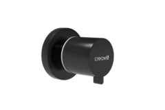 Creavit AC50L.SYM Кран встраиваемый, цвет: чёрный фото