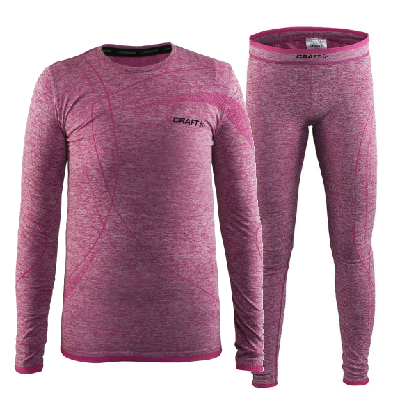 Craft Comfort детский комплект термобелья для девочек pink
