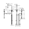 Hansgrohe 73804000 Смеситель для кухни с выдвижным изливом и лейкой