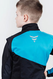 Детский лыжный разминочный жилет Nordski Jr. Premium Blue/Black
