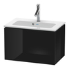 Duravit L-Cube LC615604040 База под раковину 400x620x391, 1 выдв. ящик, цвет черный глянцевый