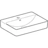 Geberit VariForm 500.780.01.2 Раковина с установкой на столешницу прямоугольной формы, 60х45 см, с отв. под смеситель, с отв. перелива
