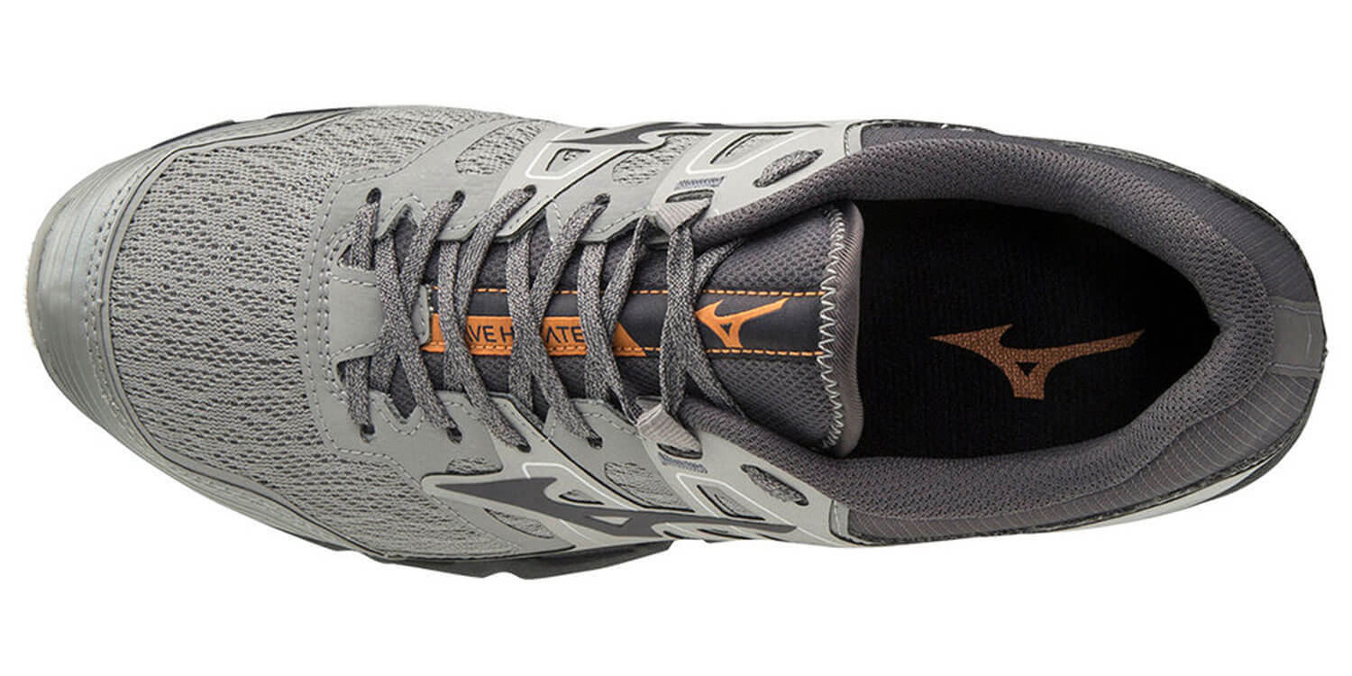 Mizuno Wave Hayate 6 кроссовки для бега мужские grey - 4