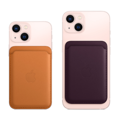 Карман-Чехол для телефона APPLE iPhone Leather Wallet with MagSafe - Golden Brown (MM0Q3ZM/A)