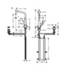 Hansgrohe 73806800 Смеситель для кухни с выдвижным изливом и лейкой