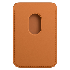 Карман-Чехол для телефона APPLE iPhone Leather Wallet with MagSafe - Golden Brown (MM0Q3ZM/A)