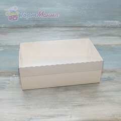 Коробка (VM) с прозрачной крышкой - 25 х 15 х 5 см