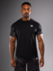 Тренировочная футболка Venum Rapid Black/Storm Grey