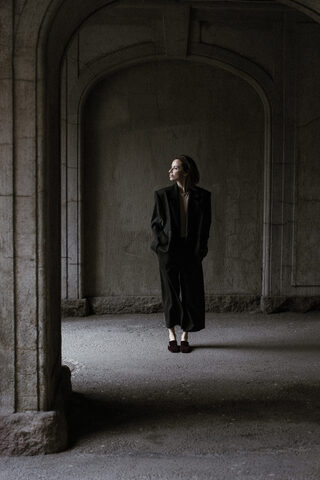 Кюлоты из шерсти Cevil Black