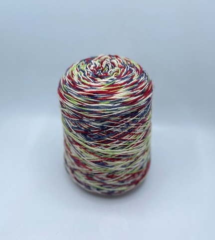 Бобинная пряжа, Flower print, 410м. 75% Меринос, 25% Полиамид, Мультиколор(60/282), 37344