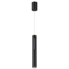 6643/7L HIGHTECH ODL24 301 черный/золото/металл/акрил Подвесной светильник IP20 LED 9W 3000K 220V MALI