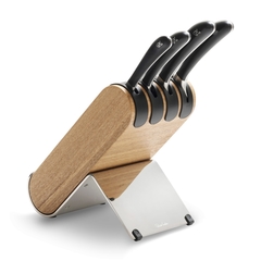 Набор из 4 кухонных ножей и подставки ROBERT WELCH Signature knife арт. SIGQA2091V/5