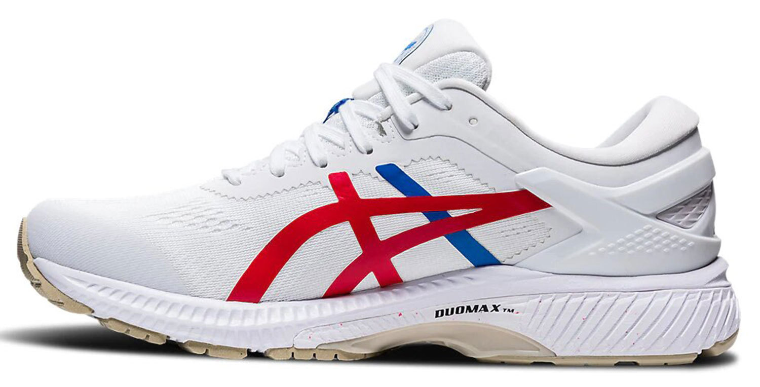 Asics Gel Kayano 26 кроссовки для бега мужские белые - 5