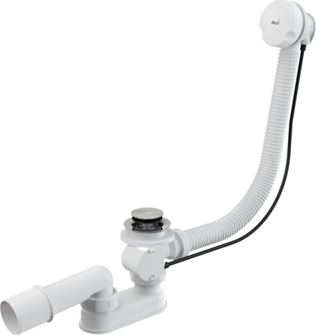 Alcaplast A51B-100 Сифон для ванны автомат комплект белый (100 cm)