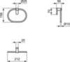 Ideal Standard Conca T4503GN Полотенцедержатель кольцо