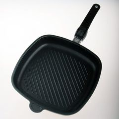 Сковорода гриль квадратная 26х26 см съемная ручка AMT Frying Pans арт. AMT E264G