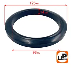 Кольцо фрикцонного диска UNITED PARTS для снегоотбрасывателя d125х98мм, толщина 14мм ( SJ-013D)