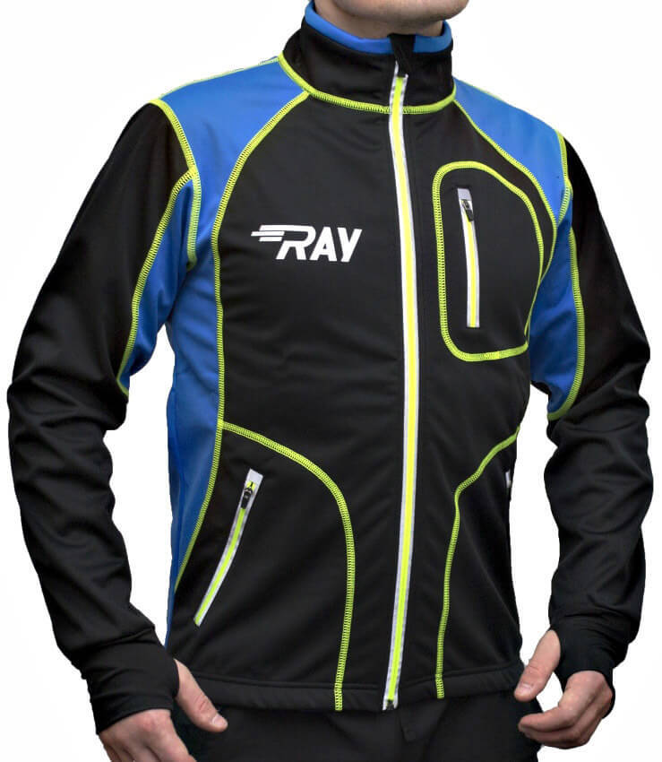 RAY Star WS мужская разминочная лыжная куртка balck-blue