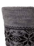 Термоноски утепленные с шерстью мериноса Norveg Soft Merino Wool Grey-Black детские