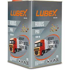 L019-0773-0018 LUBEX Мин. мот.масло ROBUS PRO 15W-40 CH-4/CI-4/SL A3/B4/E7 (18л) - 18 л